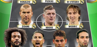 Tak wygląda NAJLEPSZA XI w historii Realu Madryt!